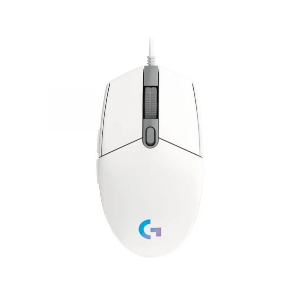 Logitech G102 gamer egér (910-005824) fehér