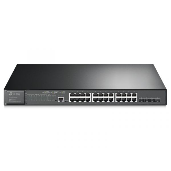 TP-LINK JetStream 24-Port Gigabit Menedzselhető Switch (TL-SG3428XMP)