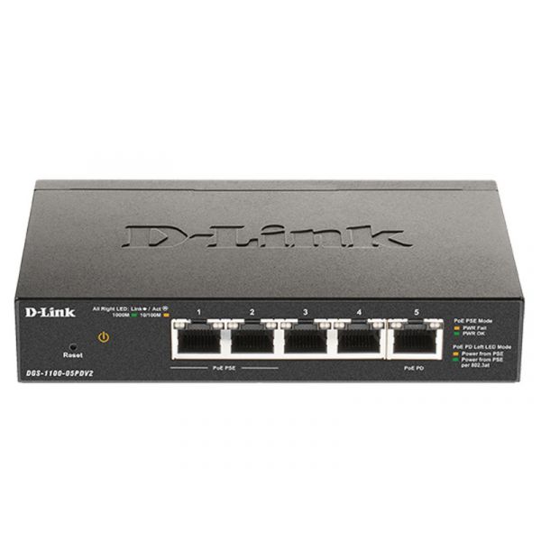 D-LINK DGS-1100 Gigabit Smart Managed Switch (DGS-1100-05PDV2)