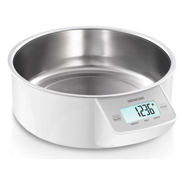 Sencor SKS 4030WH Tálas konyhai mérleg (40026627)
