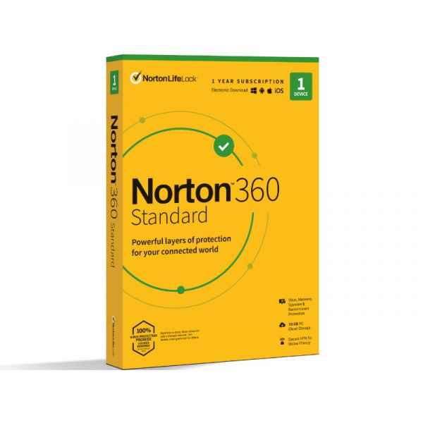 Norton 360 Standard 10GB HU 1 Felhasználó 1 Eszköz 1 Év (Dobozos)