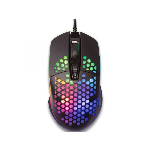 Yenkee YMS 3030BK SHOTGUN Rendkívül könnyű Programozható Gamer Egér (45015501)