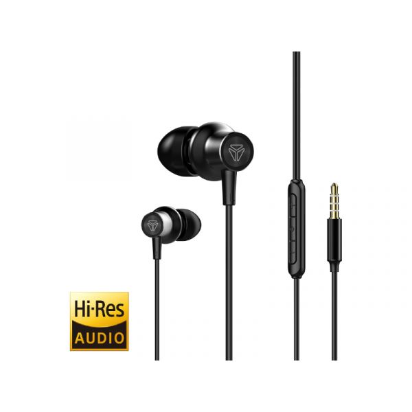 Yenkee YHP 405BK Hi-Res In-Ear Fülhallgató Mikrofonnal (35054234)