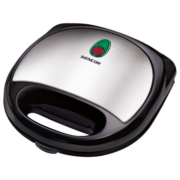 Sencor SSM 4300SS szendvicssütő, inox-fekete