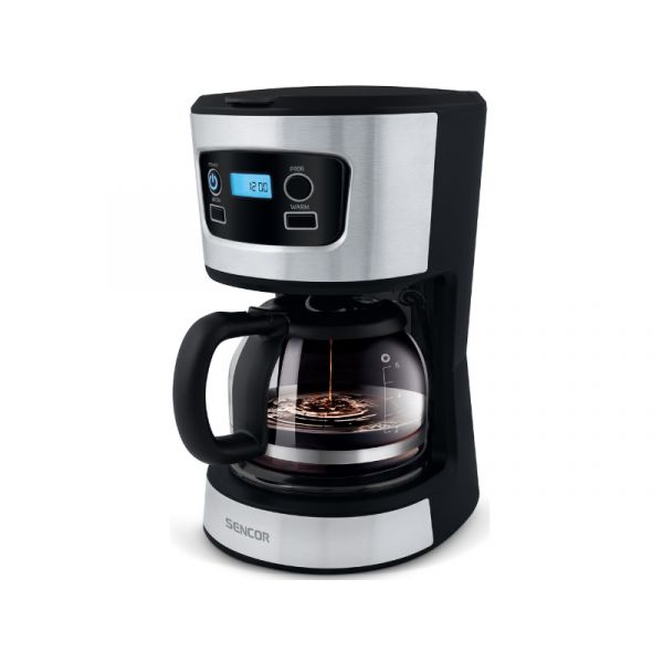 Sencor SCE 3700BK filteres kávéfőző, ezüst-fekete