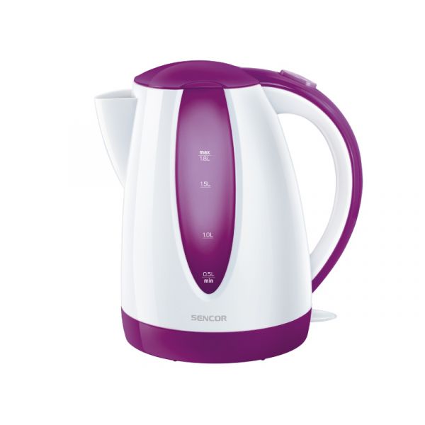 Sencor SWK 1815VT vízforraló 1,8L, lila-fehér