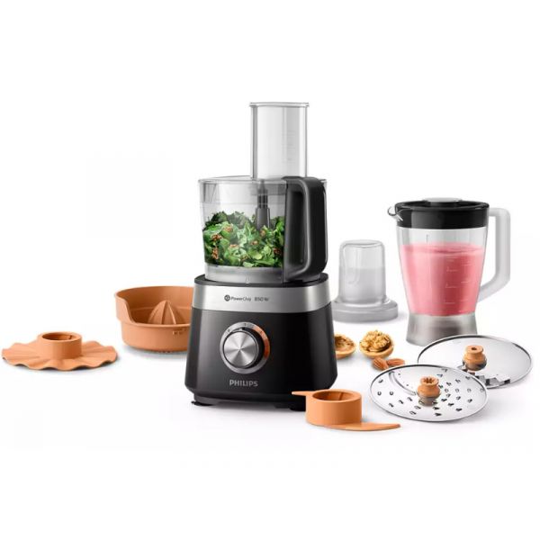 Philips Viva Collection konyhai robotgép, 850W (HR7530/10) fekete