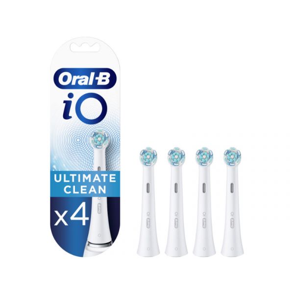 Oral-B iO fogkefefej Ultimate Clean 4db (10PO010456) fehér
