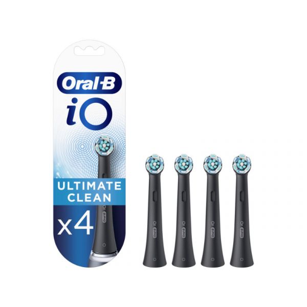 Oral-B iO fogkefefej Ultimate Clean 4db (10PO010457) fekete
