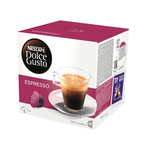 NESCAFÉ DOLCE GUSTO Espresso kávékapszula, 16 db