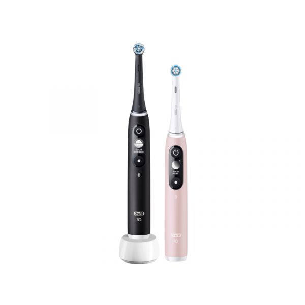 Oral-B iO Series 6 DuoPack elektromos fogkefe csomag, Black+ Pink (10PO010319)