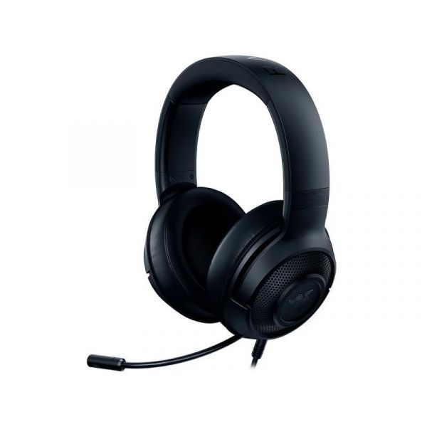 Razer Kraken X Lite vezetékes gamer fejhallható mikrofonnal, fekete (RZ04-02950100-R381)