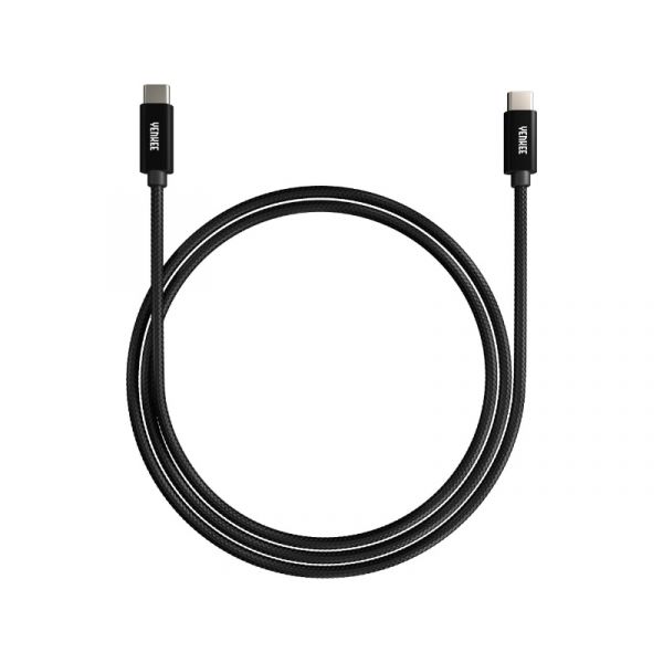 Yenkee YCU C101 BK USB-C - USB-C Adat-, és Töltő kábel (35055946)