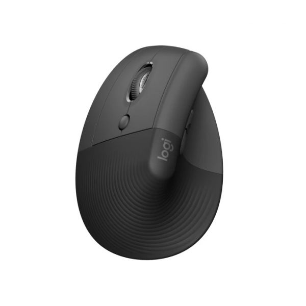 LOGITECH LIFT Vertical Ergonomic Bluetooth Optikai (Balkezes) egér, Grafitszürke (910-006474)