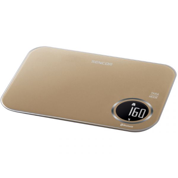 Sencor SKS 7077CH okos konyhai mérleg, bluetooth, arany (41008946)