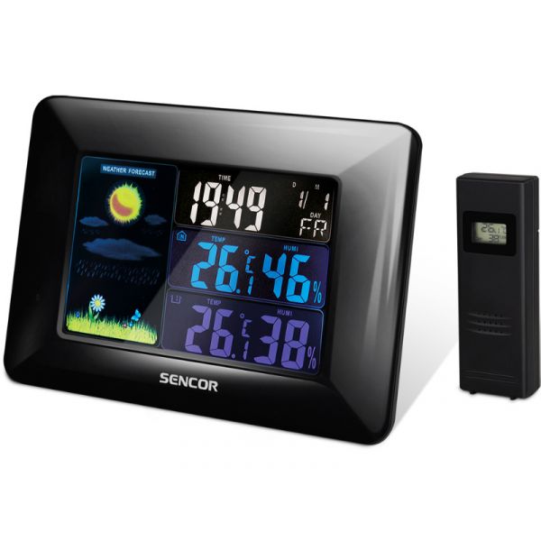 Sencor SWS 4250 időjárás állomás (35051143) fekete
