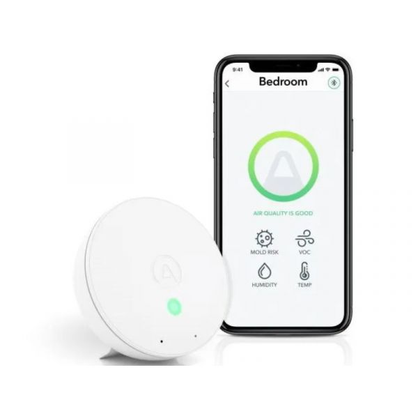 AirThings Wave mini AT0002 Levegőminőség, páratartalom, hőmérséklet és levegőben lévő vegyi anyagok érzékelője