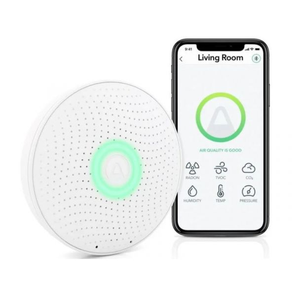 AirThings Wave Plus AT0003 Levegőminőség-, radon-, páratartalom-, hőmérséklet-, VOC-, CO2- és nyomásszenzor