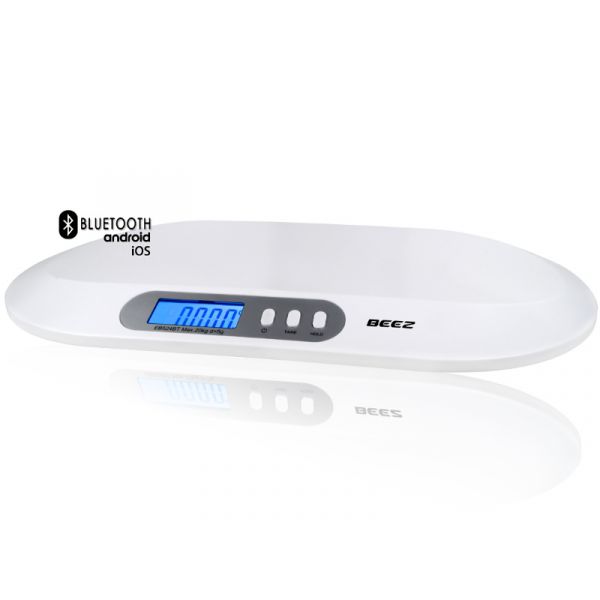 Beez EB-524BT Bluetooth Babamérleg Fehér