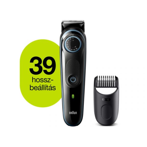 Braun BT3340 szakállvágó (10AS490112) fekete/jeges kék