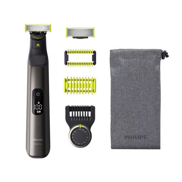 Philips OneBlade Pro QP6551/30 hibrid borotva, fekete