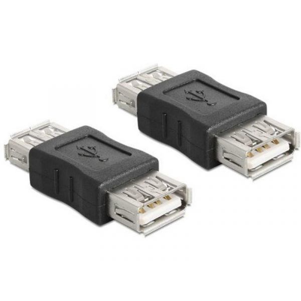 Delock Adapter nemváltó USB-A anya - USB-A anya (65012)