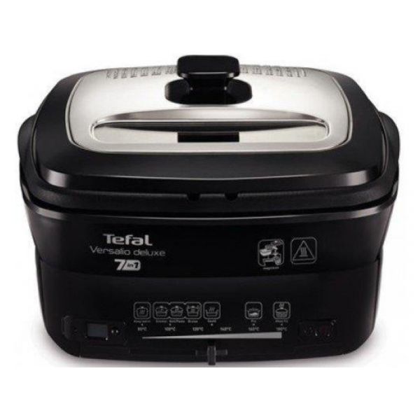 Tefal FR491870 Versalio de Luxe Olajsütő 1600W Fekete-ezüst
