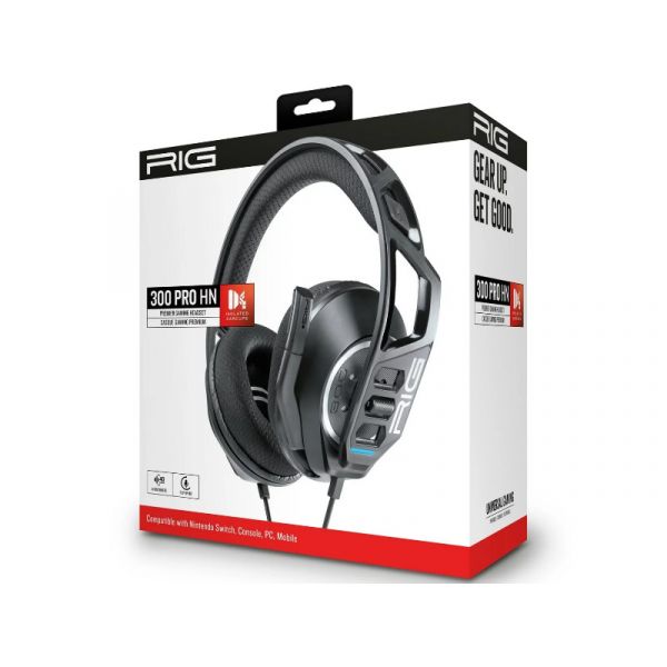 Nacon RIG 300 PRO HN Gaming Headset Nintendo Switch (2808365) Fekete