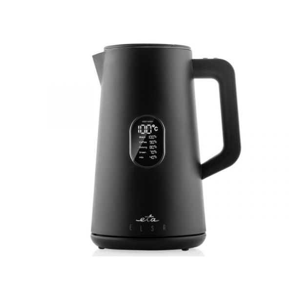 Eta Elsa vízforraló hőmérsékletszabályozóval, 1,5 liter (5597 90000) fekete