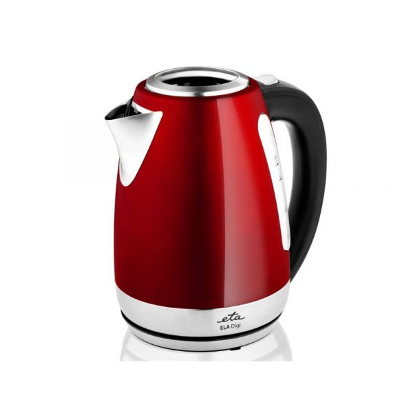 Eta Ela Digi vízforraló hőmérsékletszabályozóval, 1,7 liter (9598 90010) piros