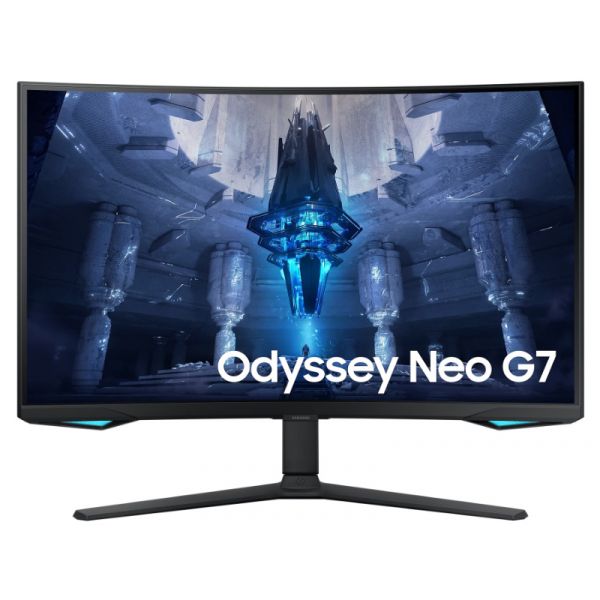 SAMSUNG Odyssey Neo G7 G75NB 32" UHD VA 165Hz Ívelt Gaming monitor (LS32BG750NPXEN)