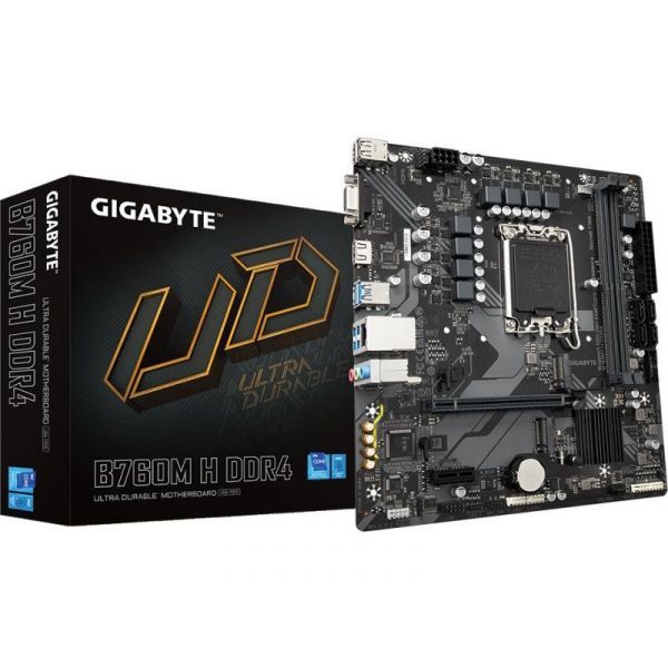 GIGABYTE B760M H DDR4 S1700 ATX Alaplap
