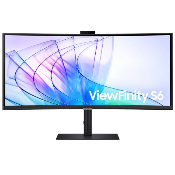 SAMSUNG ViewFinity S6 S65VC 34" UWQHD VA ívelt monitor (LS34C652VAUXEN) Fekete
