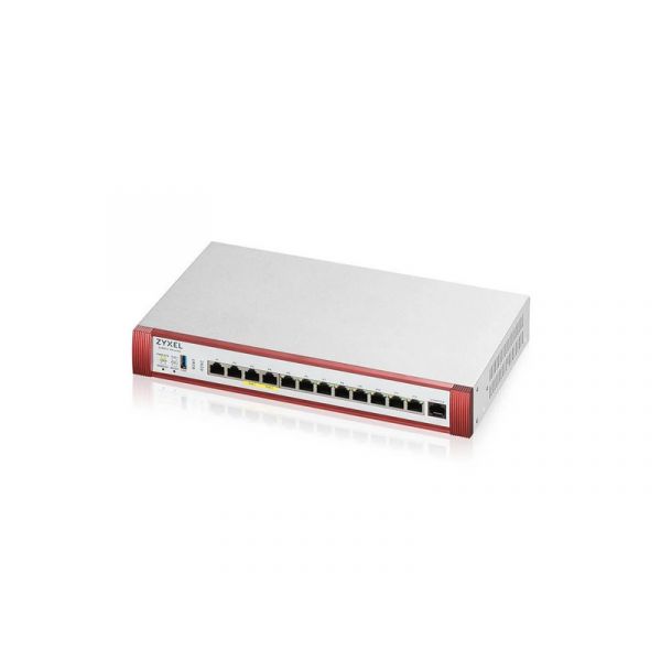 ZYXEL Tűzfal 4x2.5-GbE port(2xPOE+) + 8x1-GbE + 1xUSB 3.0 + 1konzol port + 1 év Security Bundle, (USGFLEX500H-EU0102F)