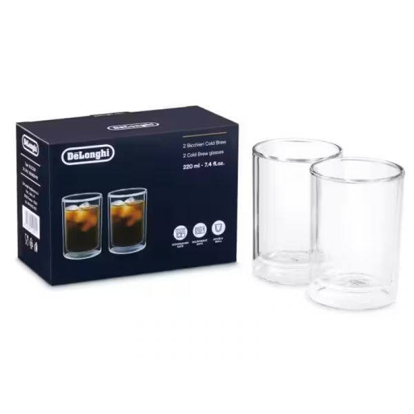 DeLonghi Cold Brew Medium üvegpohár 2db-os, 220ml (DLSC324)