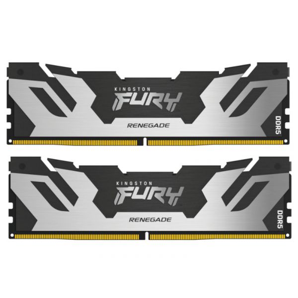 Kingston FURY Renegade Silver XMP - 32GB (Kit of 2) DDR5 6400MHz CL32 memória (KF564C32RSK2-32)