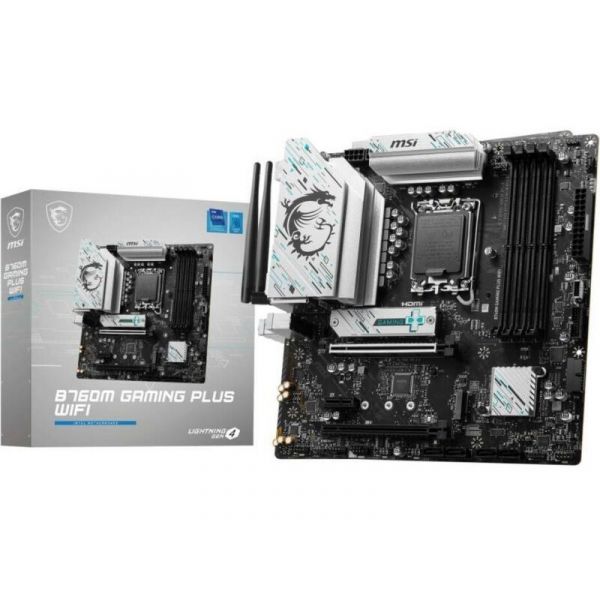 MSI B760M GAMING PLUS WIFI  S1700 mATX Alaplap