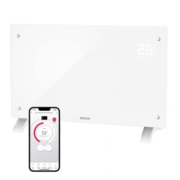 Sencor SCF 4240WH Üveg konvektor (41016916)