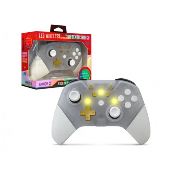 ARMOR3 NUCHAMP Nintendo Switch Kiegészítő Vezeték nélküli kontroller, Átlátszó