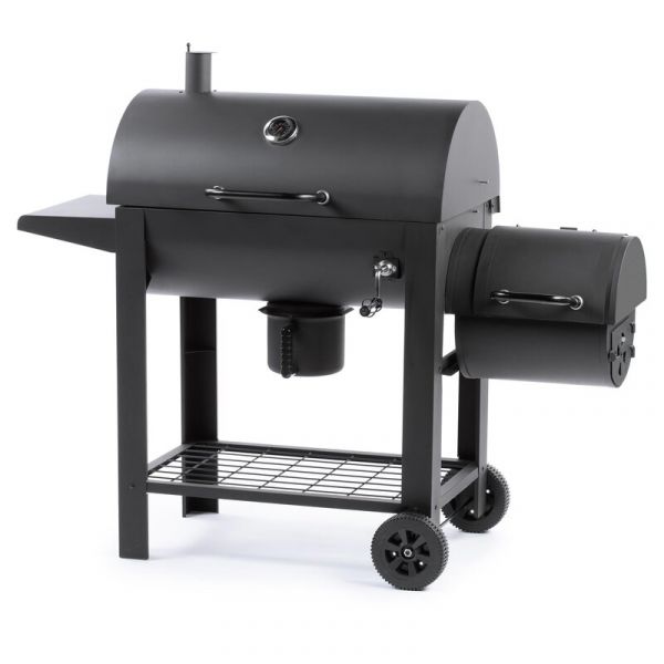 FIELDMANN FZG 1018 faszenes grillsütő 2 in 1 füstölővel (50007328)