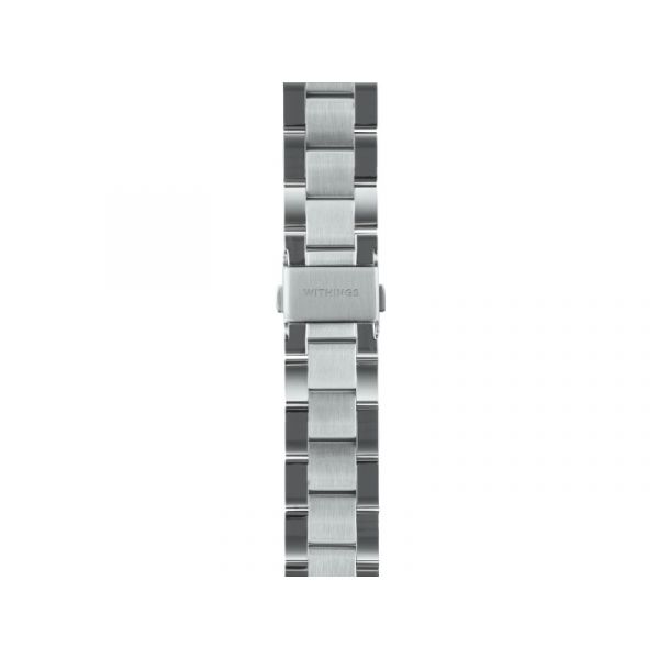 Withings Metal 3in1 Wristband 18mm w Silver buckle for Scanwatch 38mm, Steel HR 36mm, Withings Move - Silver (3700546706318)