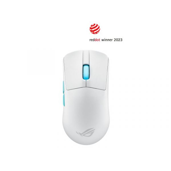 Asus ROG Harpe Ace Aim Lab Edition vezeték nélküli gamer egér (90MP02W0-BMUA10) fehér