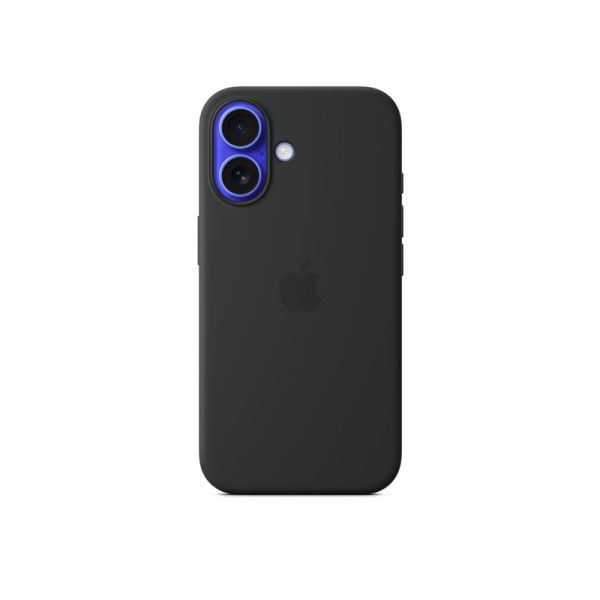 Apple iPhone 16 Accessory (MYY13ZM/A) Silicone Case with MagSafe - Black