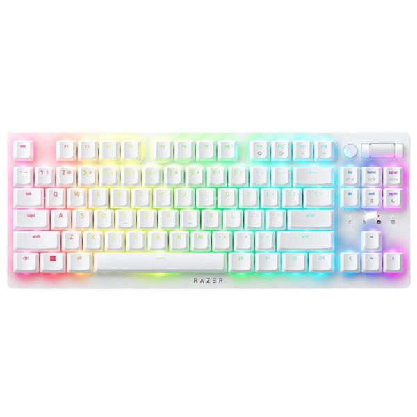 Razer DeathStalker V2 Pro Tenkeyless (Red Switch) gamer billentyűzet (RZ03-04373500-R3M1) Fehér - US angol