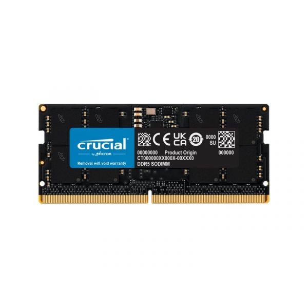 CRUCIAL DDR5 16GB 5600MHz CL46 SODIMM Memória (CT16G56C46S5)
