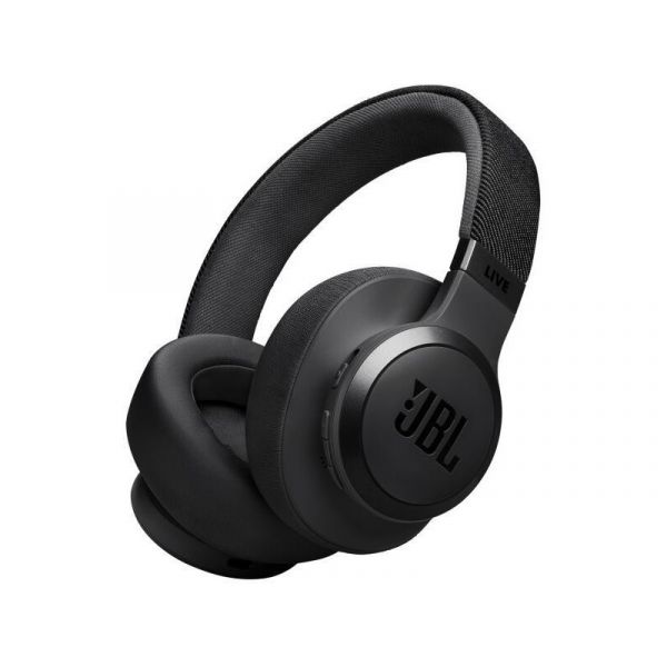 JBL Live 770NC Vezeték nélküli over-ear NC fejhallgató, Fekete (JBLLIVE770NCBLK)