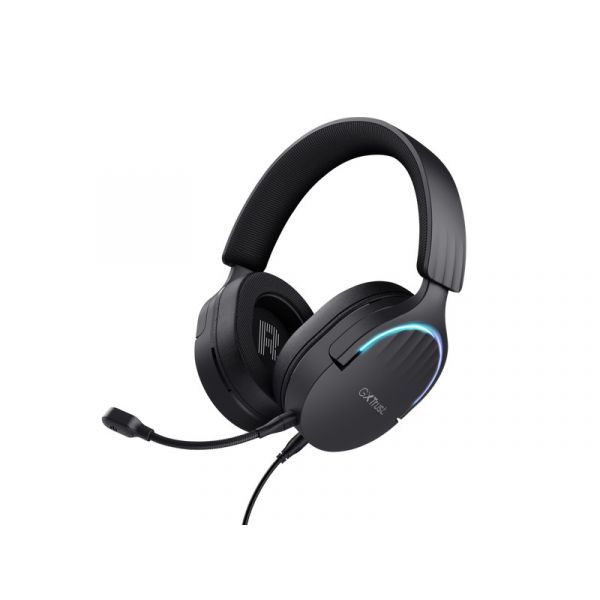 TRUST GXT490 FAYZO 7.1 USB vezetékes fejhallgató mikrofonnal, fekete