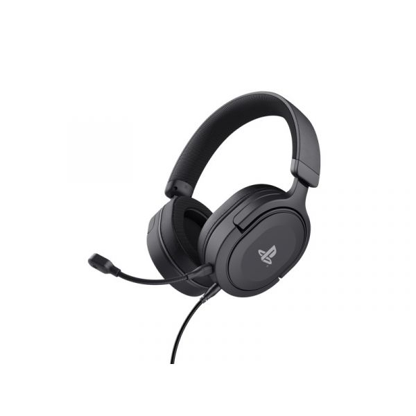 TRUST GXT498 FORTA PC/PS5 vezetékes fejhallgató mikrofonnal, fekete