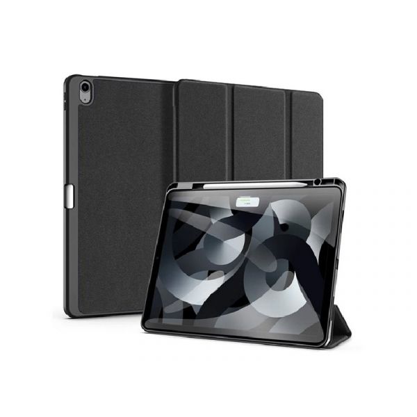 DUX DUCIS DOMO [Apple iPad Pro 12.9 (2018)] aktív FLIP, oldalra nyíló tok FEKETE