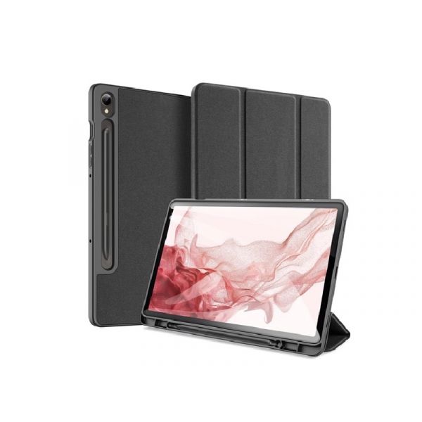 DUX DUCIS DOMO [Samsung Galaxy Tab S9] aktív, oldalra nyíló tok FEKETE